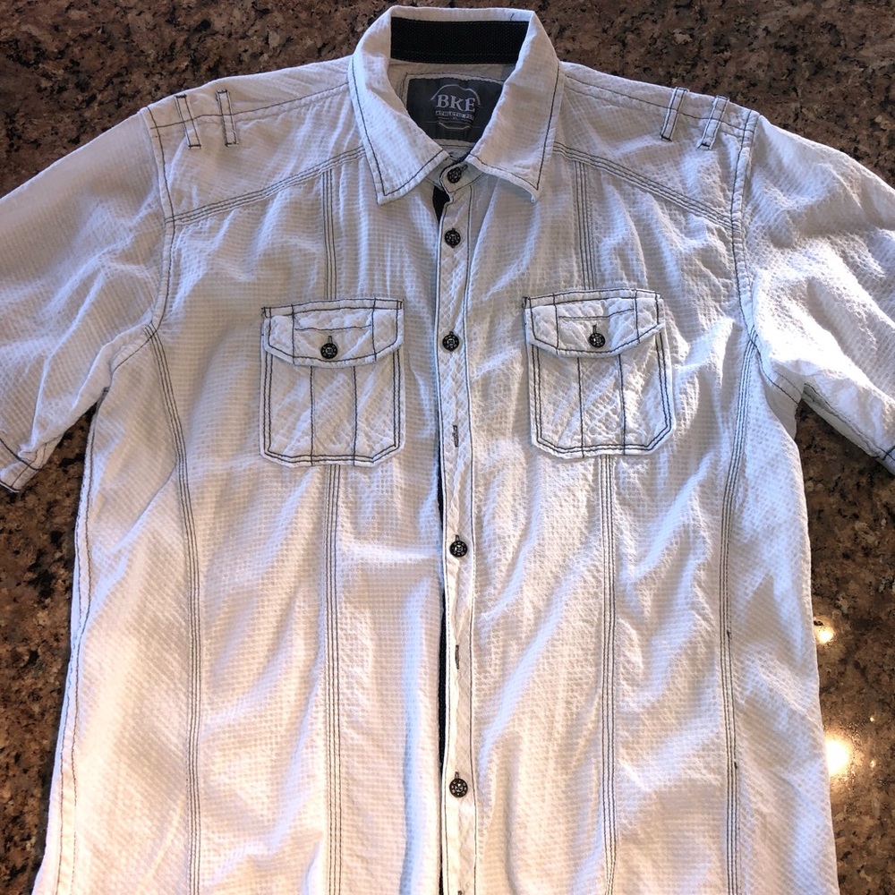 BKE Short Sleeve Button Down Shirt